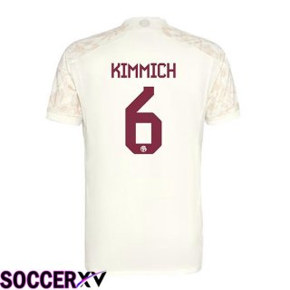 Bayern Munich (Kimmich 6) Third Soccer Jersey Yellow 2023/2024