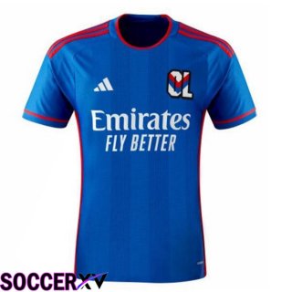 Lyon OL Away Soccer Jersey Blue 2023/2024