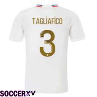 Lyon OL (TAGLIAFICO 3) Home Soccer Jersey White 2023/2024