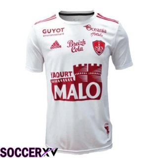 Stade Brestois Away Soccer Jersey White 2023/2024