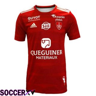 Stade Brestois Home Soccer Jersey Red 2023/2024