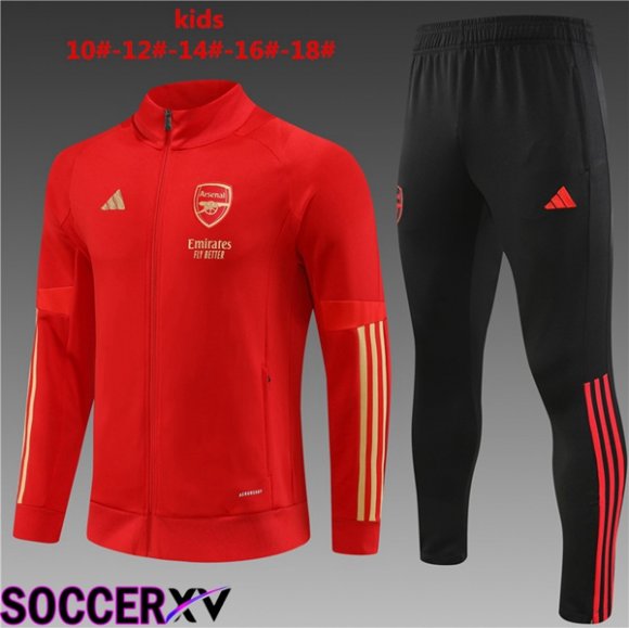 Arsenal Kids Training Tracksuit Suit - Jacket Red 2023/2024