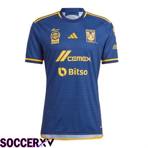 Tigres UANL Away Soccer Jersey Blue 2023/2024