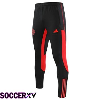 Manchester United Training Pants Black Red 2023/2024