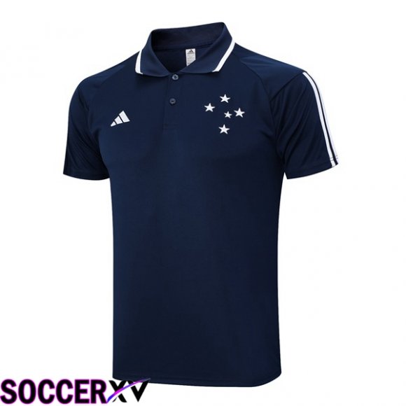 Cruzeiro EC Soccer Polo Blue Royal 2023/2024