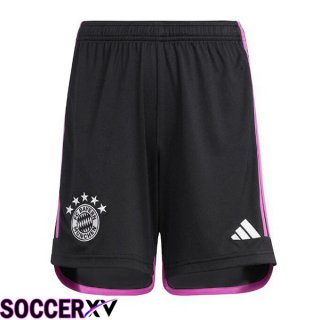 Bayern Munich Soccer Shorts Away Black 2023/2024