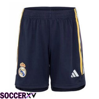 Real Madrid Soccer Shorts Away Blue Royal 2023/2024