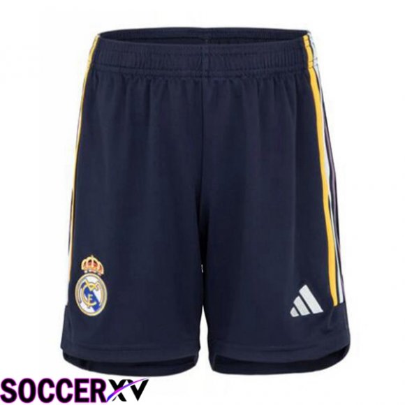 Real Madrid Soccer Shorts Away Blue Royal 2023/2024