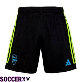 Arsenal Soccer Shorts Away Black 2023/2024