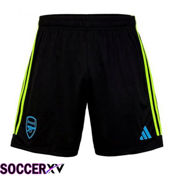 Arsenal Soccer Shorts Away Black 2023/2024