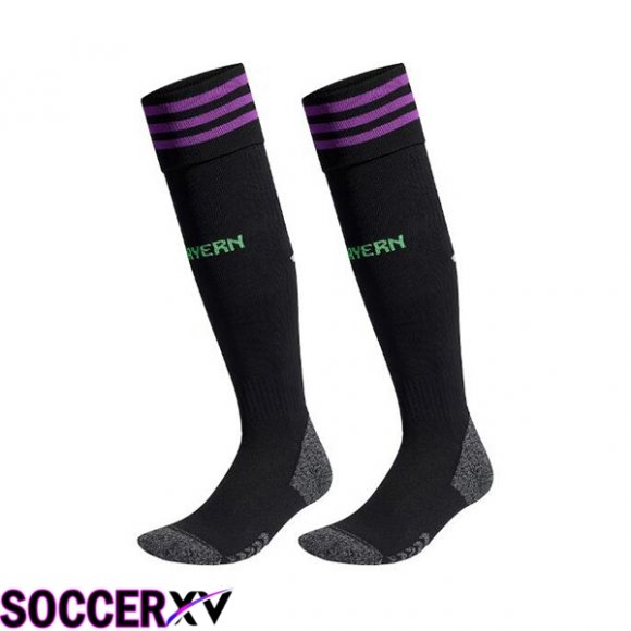 Bayern Munich Soccer Socks Away Black 2023/2024