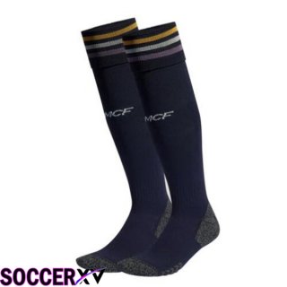 Real Madrid Soccer Socks Away Blue Royal 2023/2024