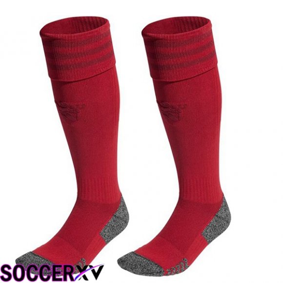 Manchester United Soccer Socks Third Red 2023/2024