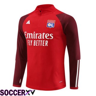 Lyon OL Training Sweatshirt Red 2023/2024