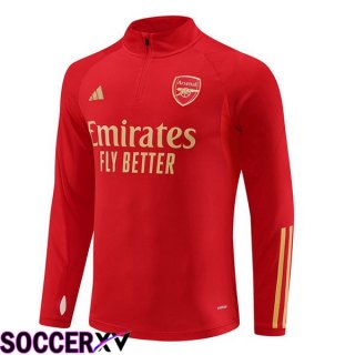 Arsenal Training Sweatshirt Red 2023/2024