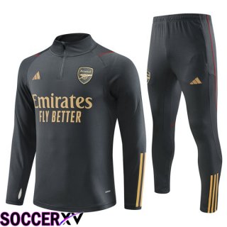 Arsenal Training Tracksuit Suit Grey 2023/2024