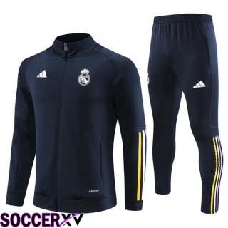 Real Madrid Training Tracksuit Suit - Jacket Blue Royal 2023/2024