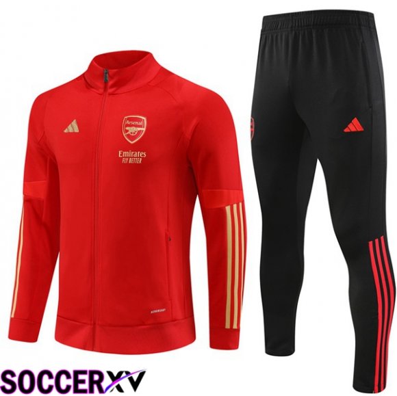 Arsenal Training Tracksuit Suit - Jacket Red 2023/2024