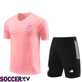 Algerie Training T Shirt + Shorts Rose 2023/2024