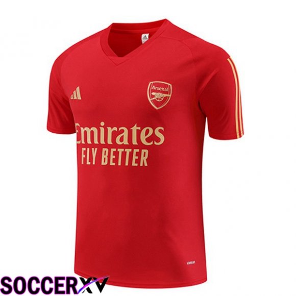 Arsenal Training T Shirt Red 2023/2024