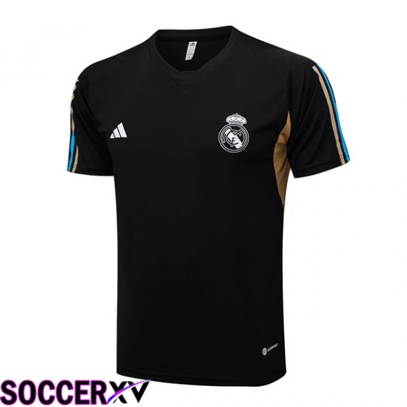 Real Madrid Training T Shirt Black 2023/2024