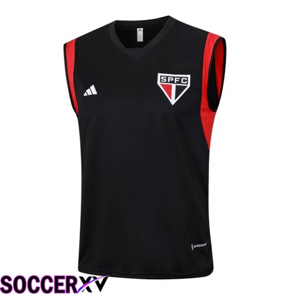 Sao Paulo FC Soccer Vest Black 2023/2024