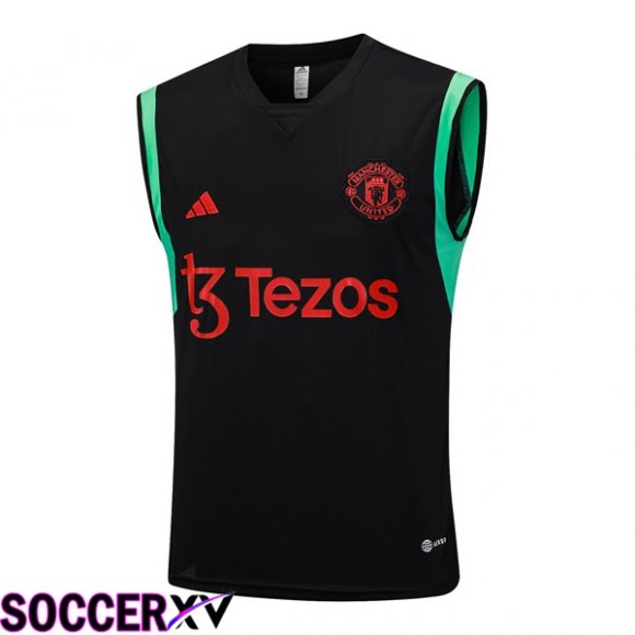 Manchester United Soccer Vest Black 2023/2024