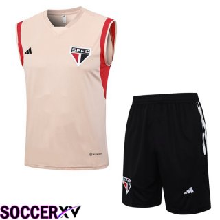 Sao Paulo FC Soccer Vest + Shorts Rose 2023/2024