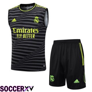 Real Madrid Soccer Vest + Shorts Black 2023/2024