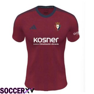 CA Osasuna Home Soccer Jersey Red 2023/2024