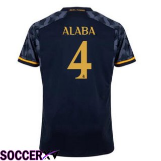 Real Madrid (Alaba 4) Away Soccer Jersey Blue Royal 2023/2024