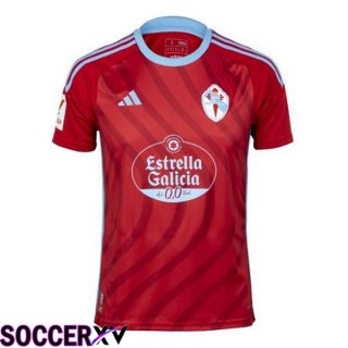 Celta Vigo Away Soccer Jersey Red 2023/2024