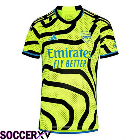 Arsenal Away Soccer Jersey Green 2023/2024