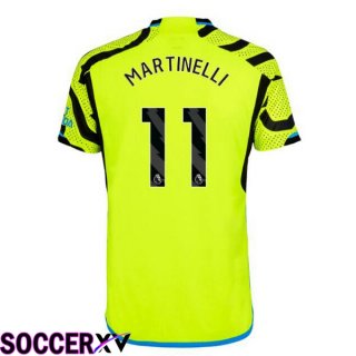 Arsenal (MARTINELLI 11) Away Soccer Jersey Green 2023/2024