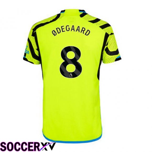 Arsenal (ØDEGAARD 8) Away Soccer Jersey Green 2023/2024