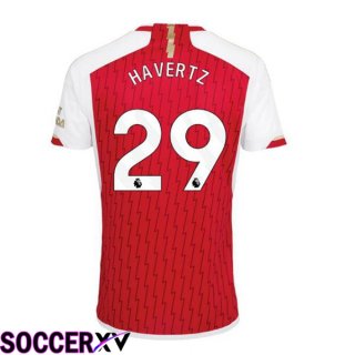 Arsenal (HAGreenZ 29) Home Soccer Jersey Red White 2023/2024