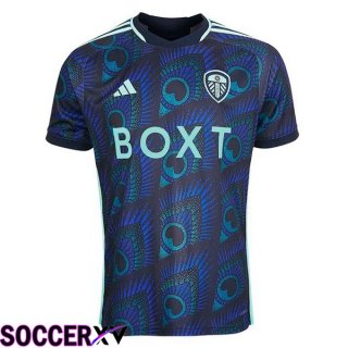 Leeds United Away Soccer Jersey Blue 2023/2024