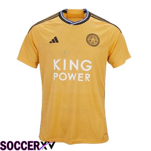 Leicester City Third Soccer Jersey Yellow 2023/2024