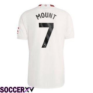 Manchester United (Mount 7) Third Soccer Jersey White 2023/2024