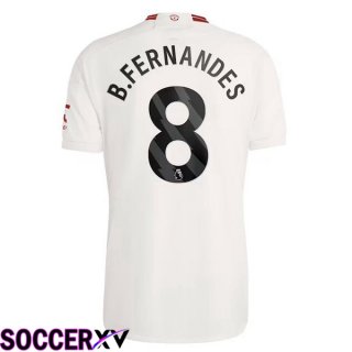 Manchester United (B.Fernandes 8) Third Soccer Jersey White 2023/2024