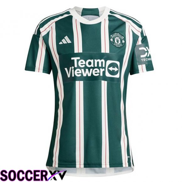 Manchester United Away Soccer Jersey Green 2023/2024