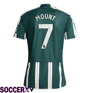 Manchester United (Mount 7) Away Soccer Jersey Green 2023/2024