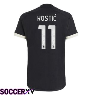 Juventus (KOSTIĆ 11) Third Soccer Jersey Black 2023/2024