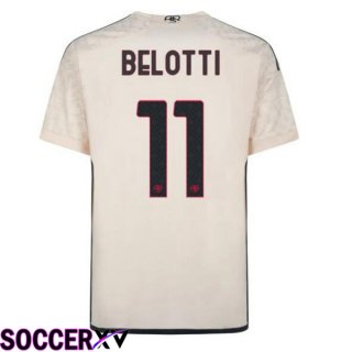 AS Roma (BELOTTI 11) Away Soccer Jersey Yellow 2023/2024