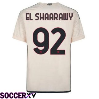 AS Roma (EL SHAARAWY 92) Away Soccer Jersey Yellow 2023/2024