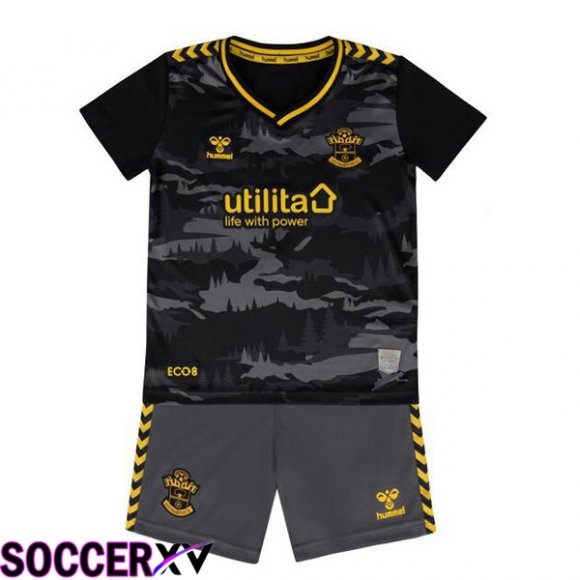 Southampton FC Kids Third Soccer Jersey Black 2023/2024