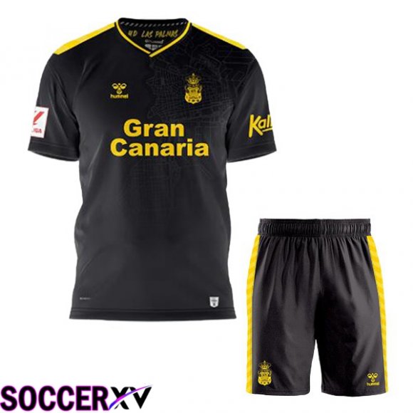 UD Las Palmas Kids Away Soccer Jersey Black 2023/2024