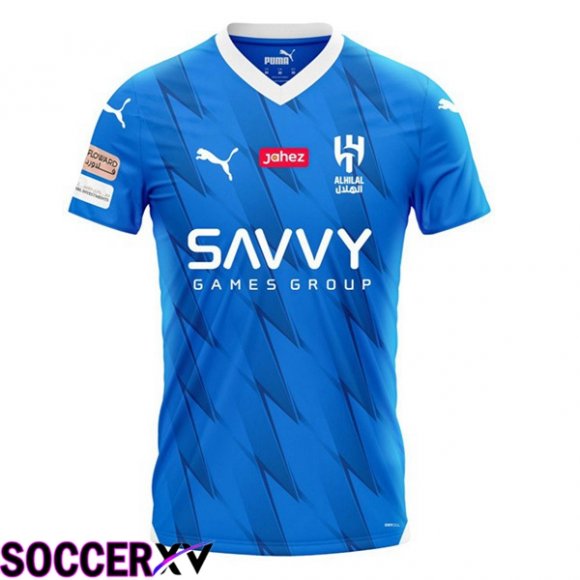 Al-Hilal FC Home Soccer Jersey Blue 2023/2024