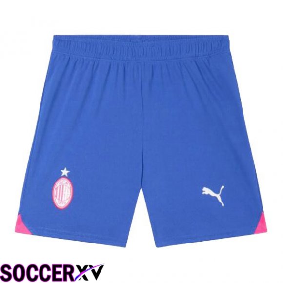 AC Milan Soccer Shorts Third Blue 2023/2024