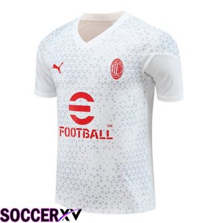 AC Milan Training T Shirt White 2023/2024